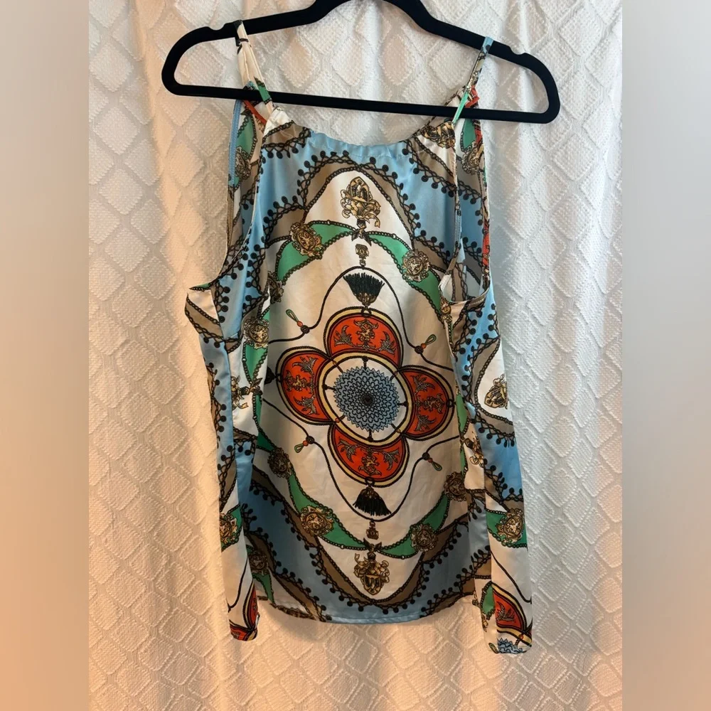 Tommy Hilfiger Blue and Gold Patterned Apparel - Picture 1 of 6